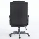 Кресло руководителя PREMIUM Solid HD-005, НАГРУЗКА до 180 кг, ткань, черное. Фото товара с разных ракурсов.