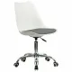 Кресло стул  "Eames MG-310 CH", хром, пластик белый, ткань серая, 532924 главное фото в маленьком размере
