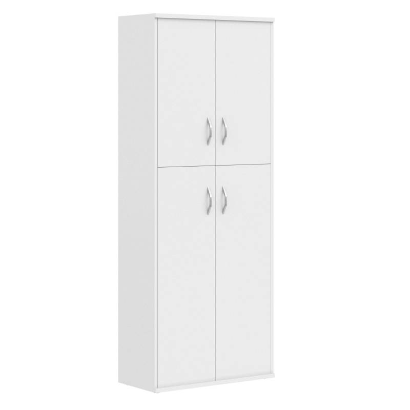 Шкаф с глухими малыми и средними дверьми СТ-1.8 Белый 770*365*1975  главное фото