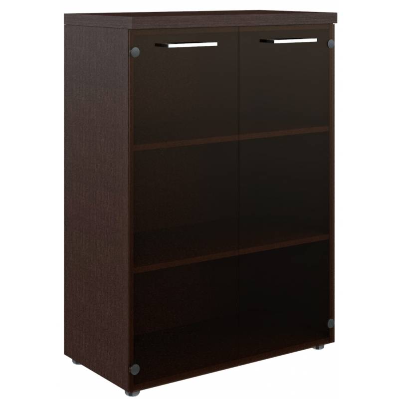 Шкаф со стеклянными дверьми и топом TMC 85.2 венге-магия Z 854х452х1203 главное фото