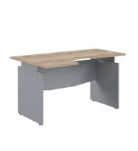Стол письменный эргономичный OCET 149(L) Дуб Сонома светлый/Металлик 1400x860x750