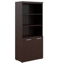 Шкаф с 1 комплектом глухих малых дверей и топом THC 85.5 венге-магия Z 854х452х1968