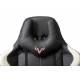 Кресло игровое геймерское Бюрократ VIKING 5 AERO WHITE черный/белый искусственная кожа. Фото товара с разных ракурсов.