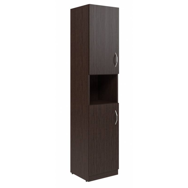 Шкаф колонка с 2-мя глухими малыми дверьми SR-5U.4(R) Легно темный 386х375х1815 главное фото